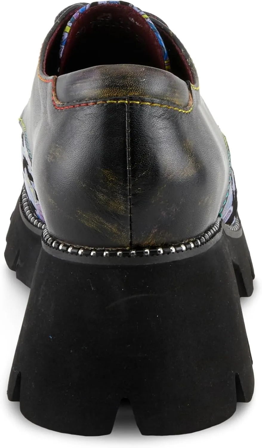 Spring Step L'Artiste Lugged Women's Platform Bootie - Chunky Sole, Edgy Rivet Accents, Fashionable & Comfortable