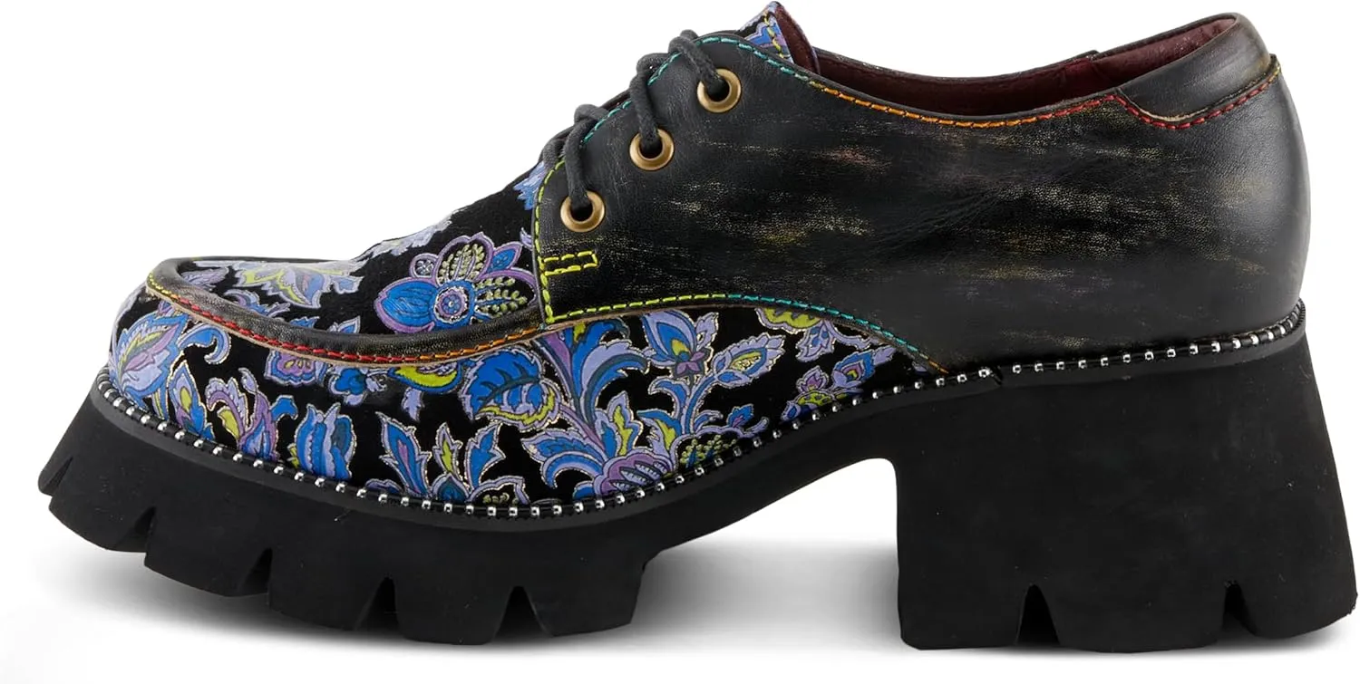 Spring Step L'Artiste Lugged Women's Platform Bootie - Chunky Sole, Edgy Rivet Accents, Fashionable & Comfortable