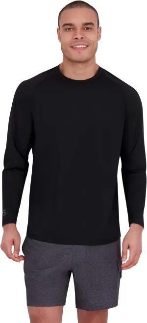 Spyder Men's Long Sleeve Rashguard – UPF , Quick-Dry, Swim Shirt, Surfing, Hiking, Workouts