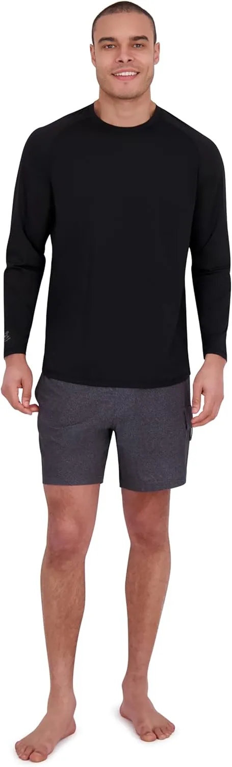 Spyder Men's Long Sleeve Rashguard – UPF , Quick-Dry, Swim Shirt, Surfing, Hiking, Workouts