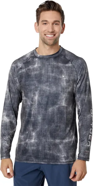 Spyder Men's Long Sleeve Rashguard – UPF , Quick-Dry, Swim Shirt, Surfing, Hiking, Workouts
