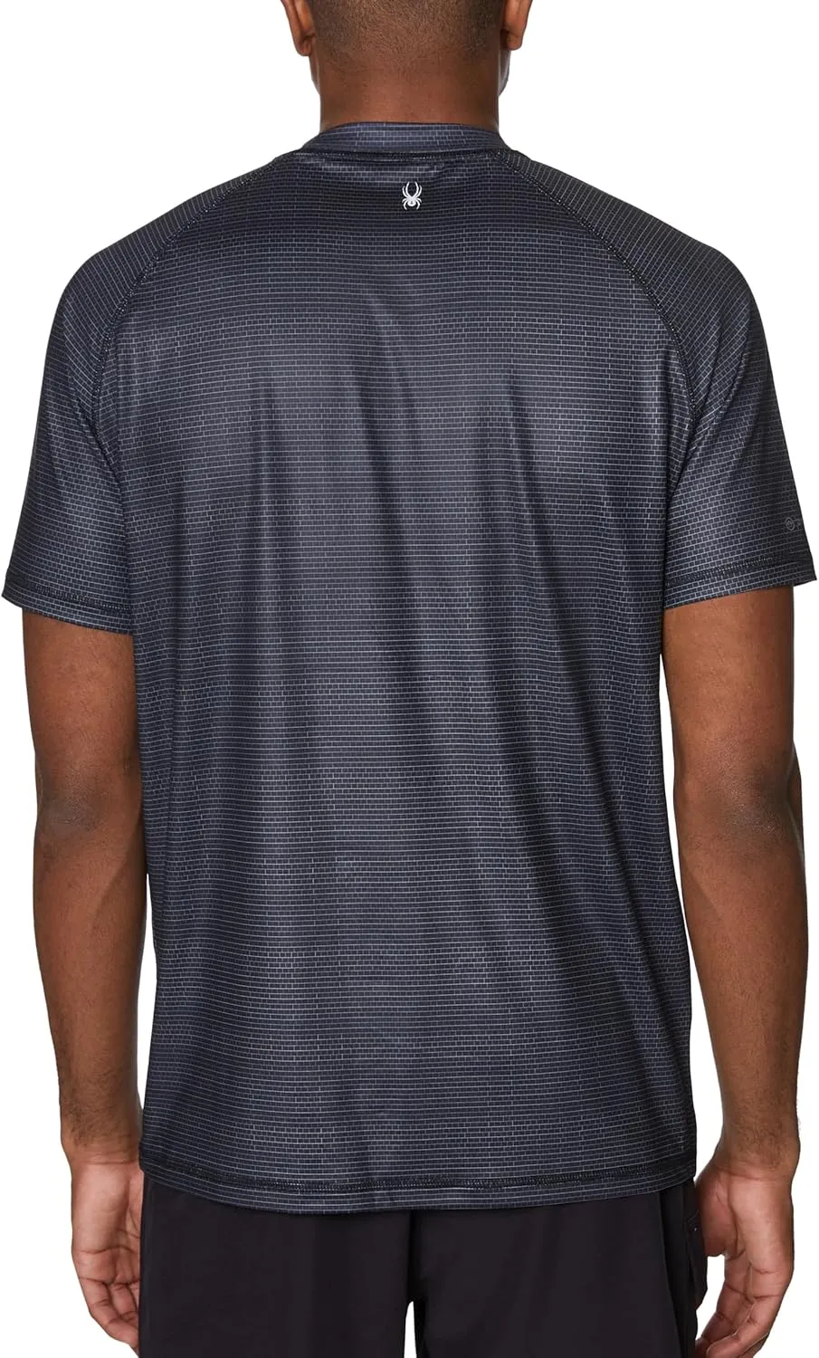 Spyder Men's Short Sleeve Rashguard – UPF , Quick-Dry, Swim Shirt, Surfing, Hiking, Workout