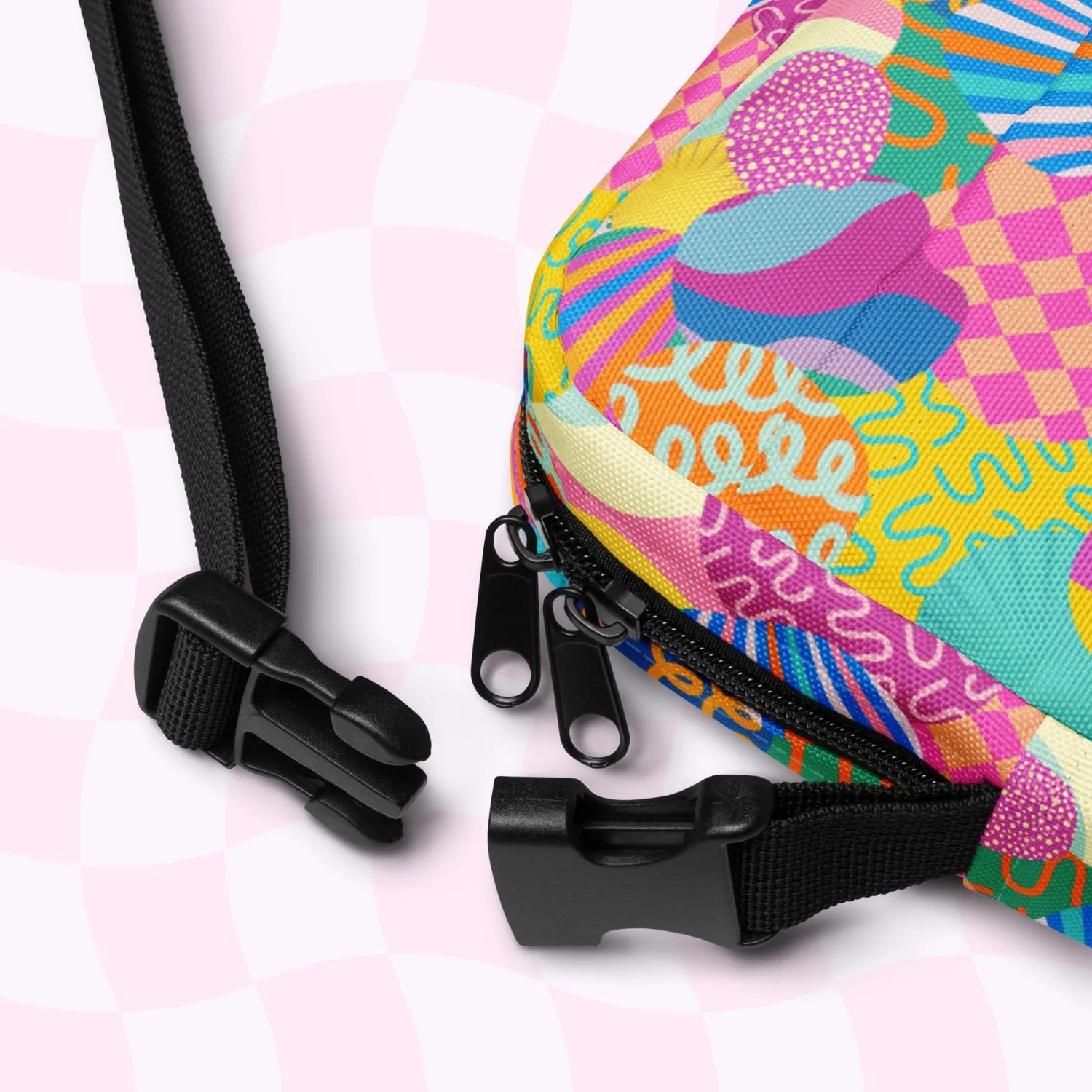 Squiggs and Stripes Mini Crossbody bag