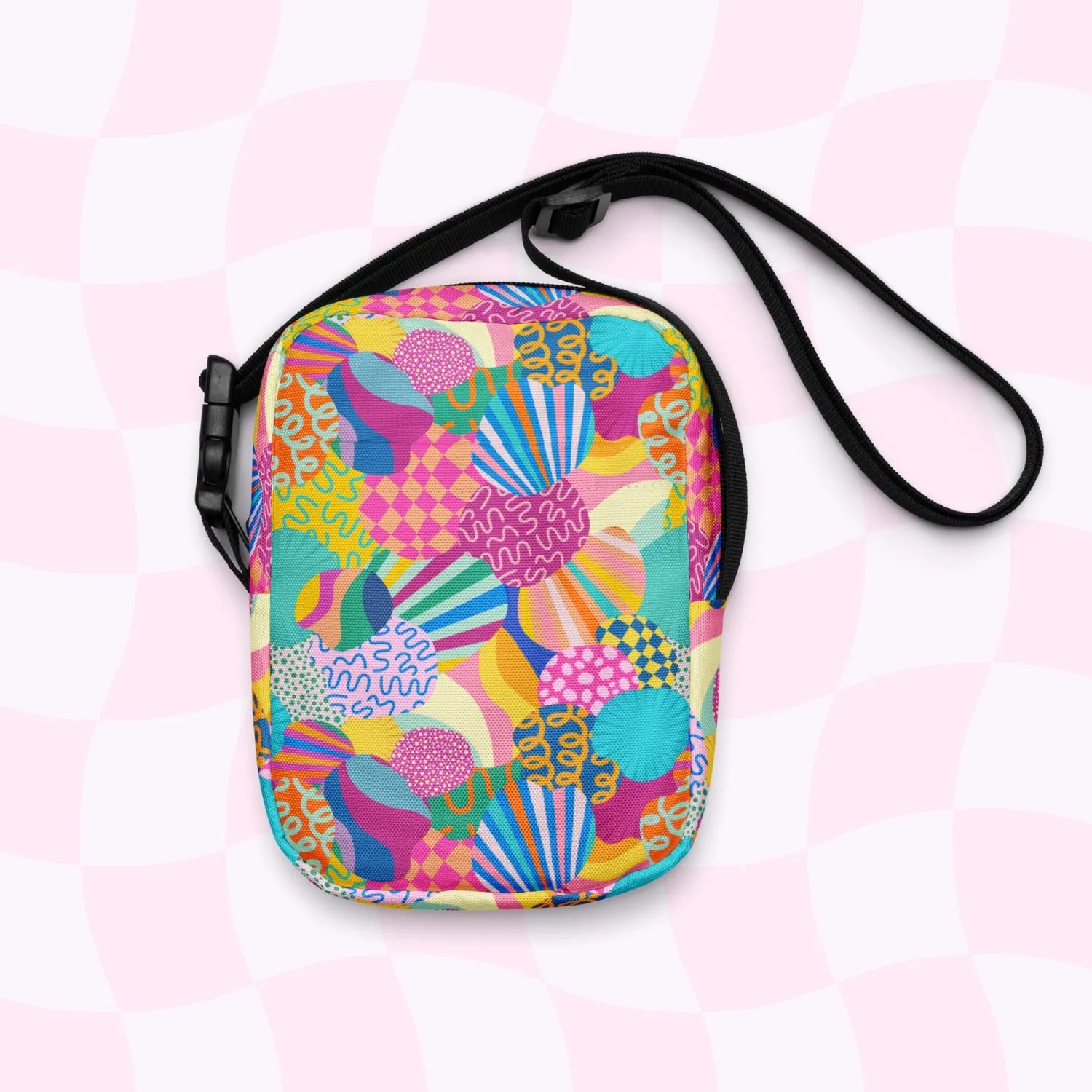 Squiggs and Stripes Mini Crossbody bag