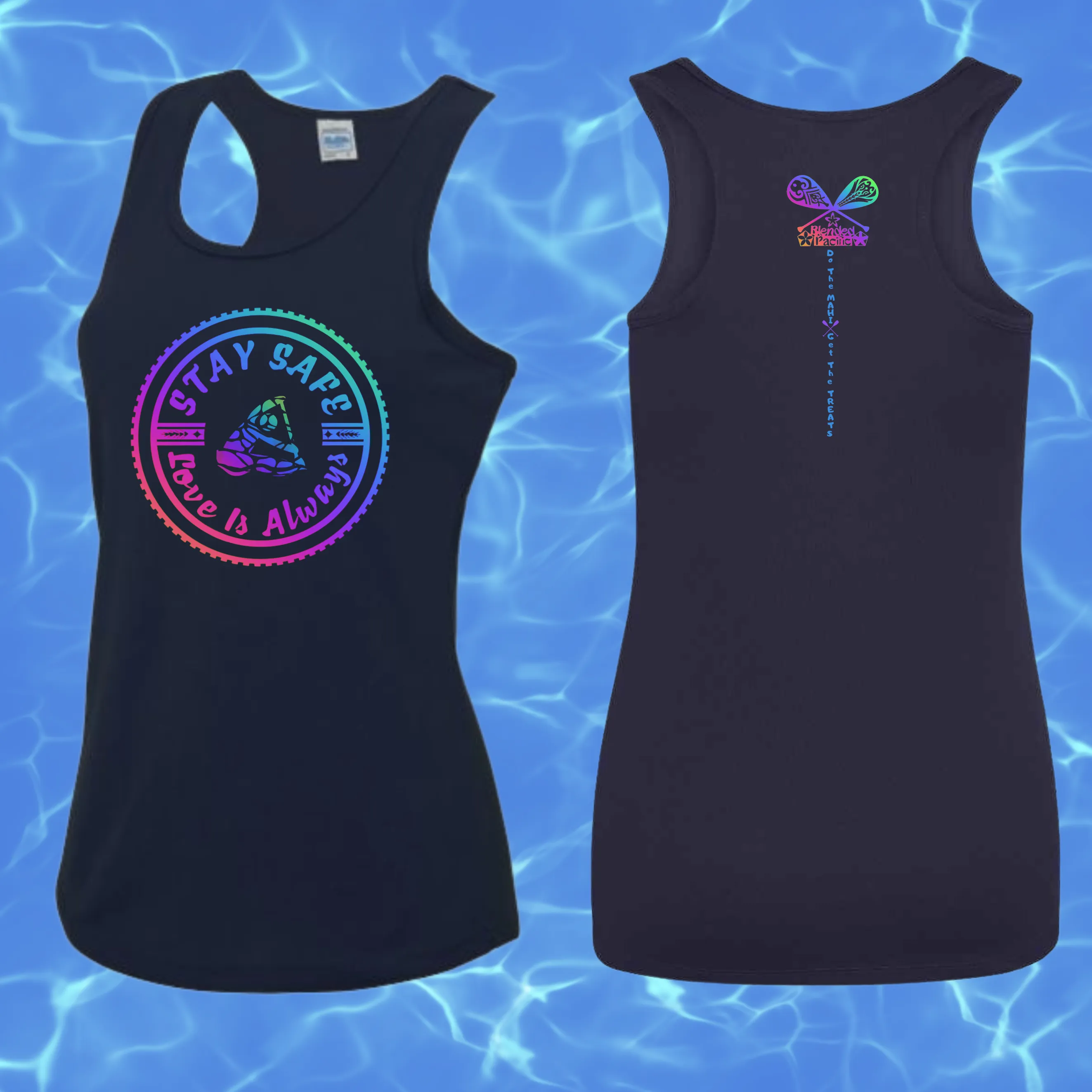 Stay Safe Waka Quick Dry Singlet - Womens