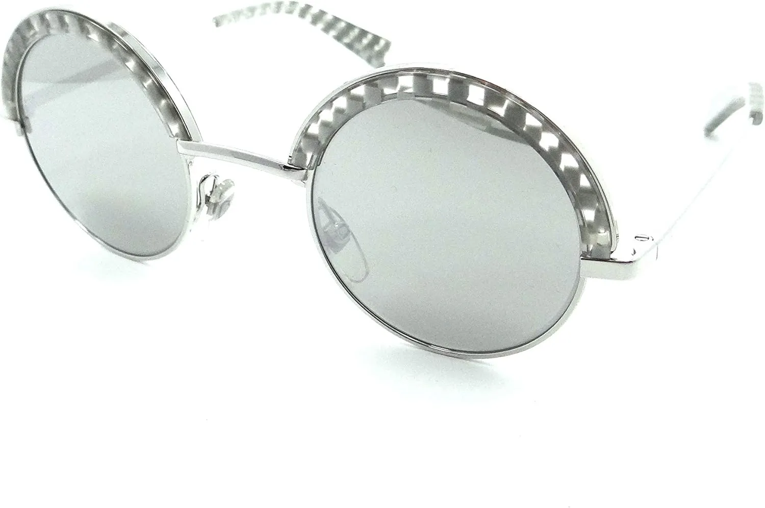 Sunglasses A04003N 013/6G 46-25-135 Checkered Silver/Grey Mirror