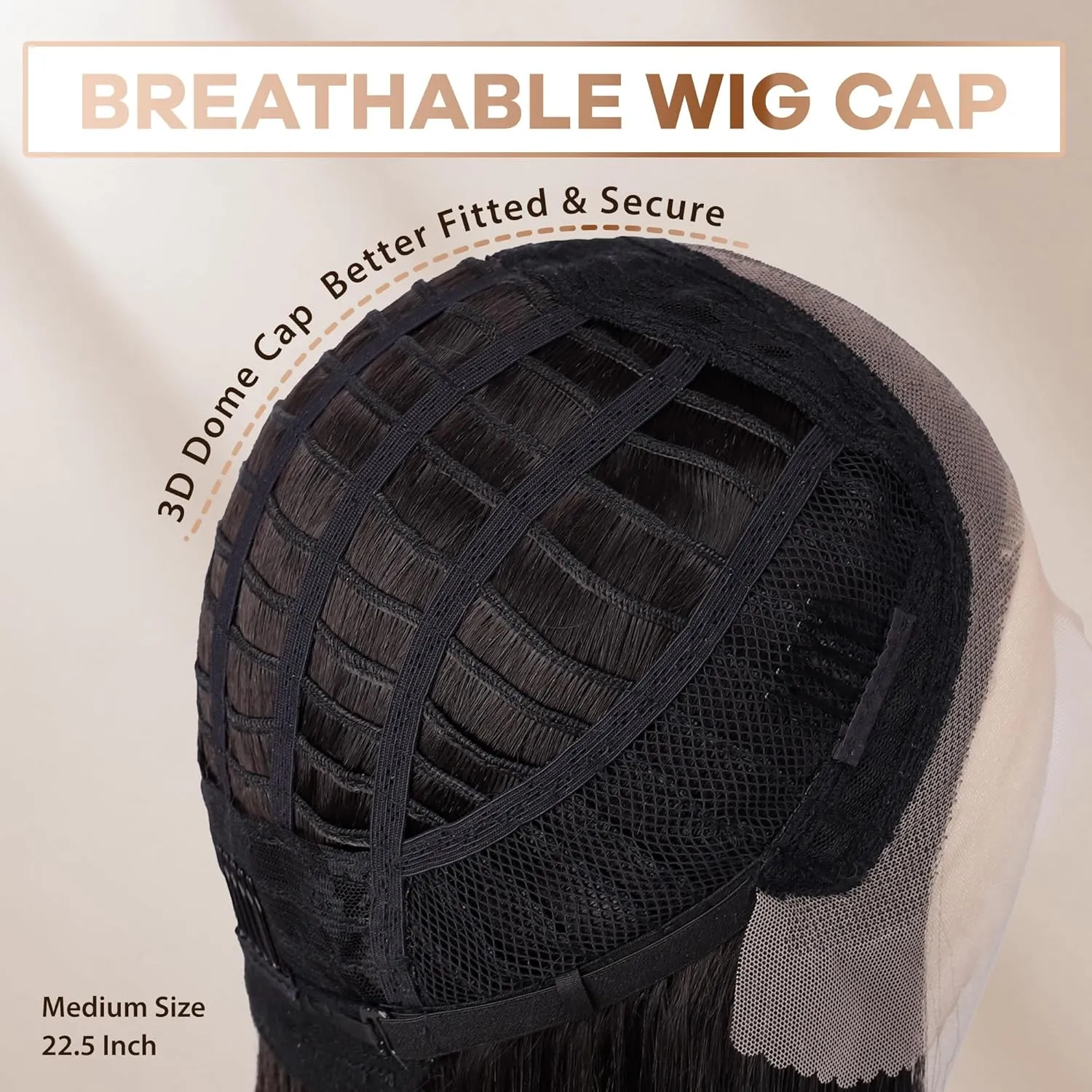Synthetic Lace Front Wig, 13x4 Hd Lace Wigs Pre Plucked Long Straight Glueless Natural Black Wigs For Black Women 26inch Ready to Wear Wig With Baby Hair
