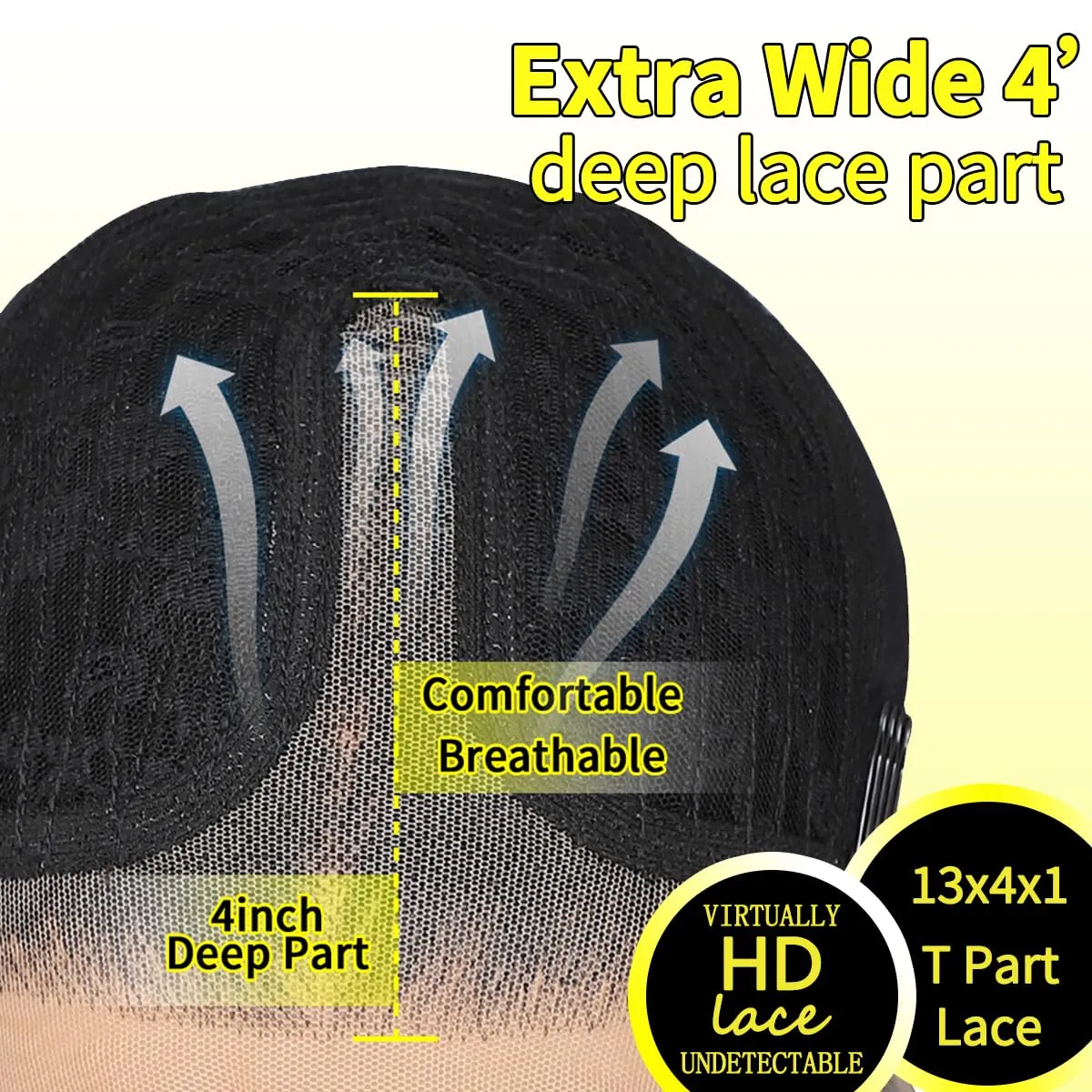 Synthetic Lace Front Wigs Pre Plucked With Baby Hair 13x4x1 Middle Part Wigs for Black Women Ombre Burgundy Glueless Ready to Wear