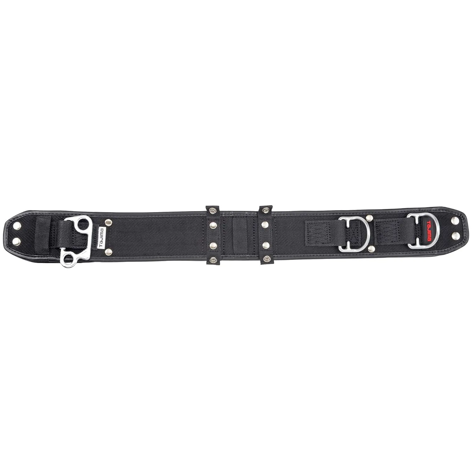 Tajima Work Positioning Waist Belt Flat D2 Black One Touch L WFXD2-WBL