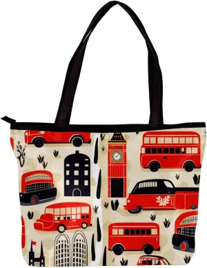 The Tote Bag For Women,Purses For Women,Handbags For Women,British Travel Architecture Handbags