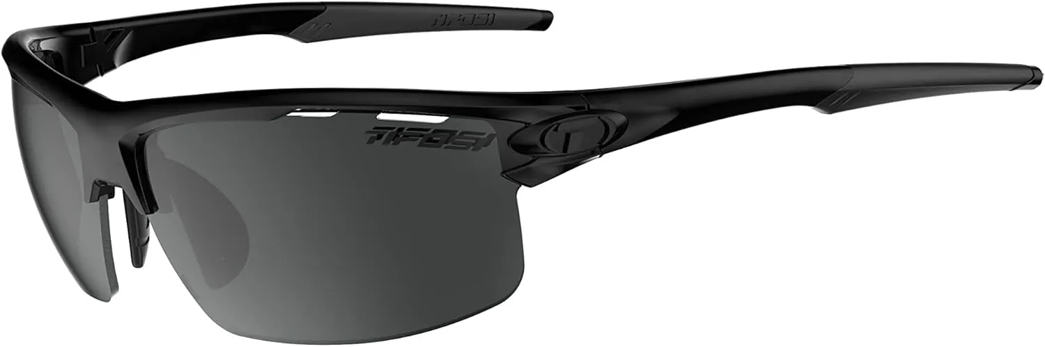Tifosi Optics Tactical Z87.1 Rivet Safety Sunglasses Blackout (Smoke, HC Red, Clear)