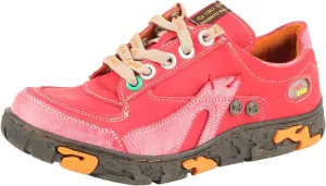 TMA EYES Women's Leather Soft Sole Non-Slip lace-up Walking Shoes