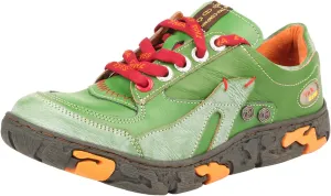 TMA EYES Women's Leather Soft Sole Non-Slip lace-up Walking Shoes