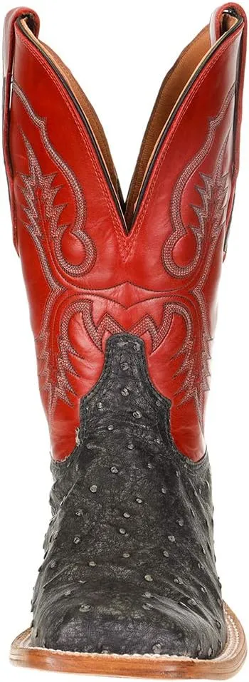 Tony Lama Men's Augustus Chocolate Western Boot Wide Square Toe - 6090