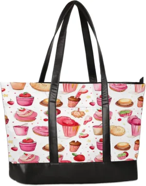 Tote Bag for Women with Zipper, Laptop Tote Bags Laptop Sleeve Case Shoulder Bag Messenger Bags