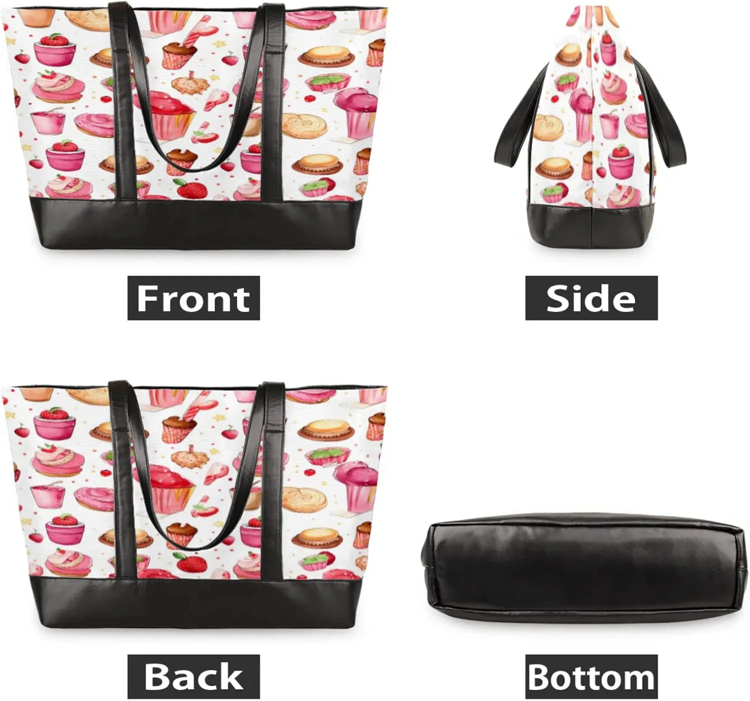 Tote Bag for Women with Zipper, Laptop Tote Bags Laptop Sleeve Case Shoulder Bag Messenger Bags