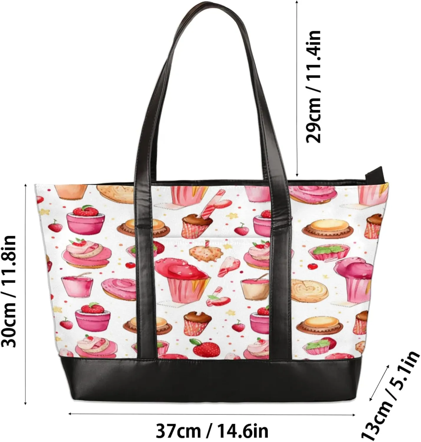 Tote Bag for Women with Zipper, Laptop Tote Bags Laptop Sleeve Case Shoulder Bag Messenger Bags