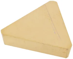 TPG Solid Carbide Turning Insert, TiN Coated, TPG Shape, TPG323, 0.125" Thickness, 0.047" Nose Radius (Pack of 10)