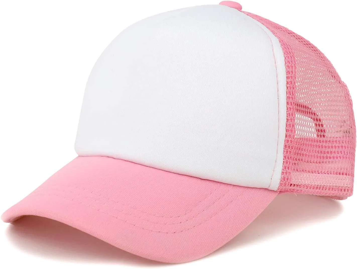 Trendy Apparel Shop Infant to Youth Foam Mesh 5 Panel Trucker Cap