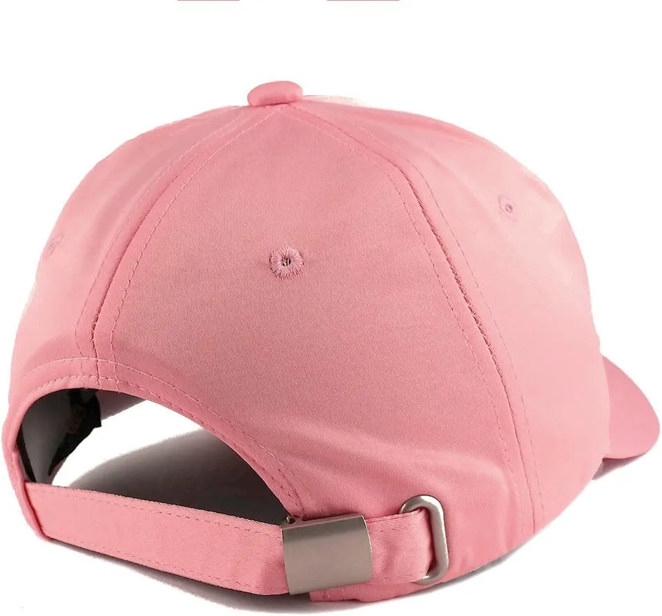 Trendy Apparel Shop The Future is Female Embroidered Structured Satin Adjustable Cap