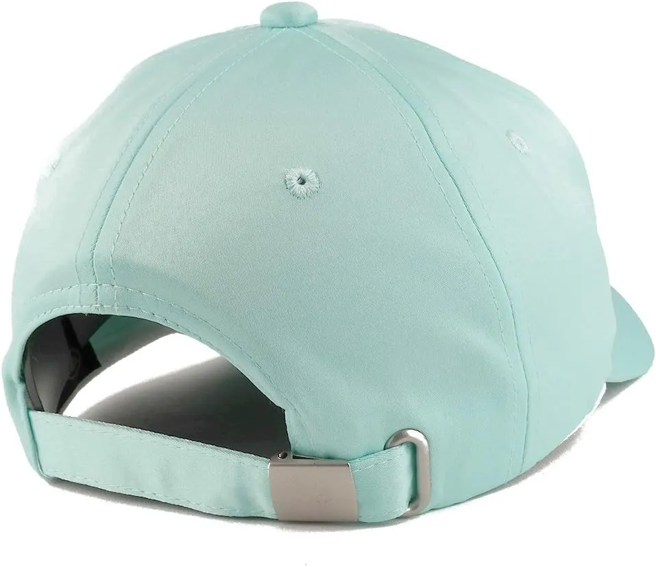 Trendy Apparel Shop The Future is Female Embroidered Structured Satin Adjustable Cap