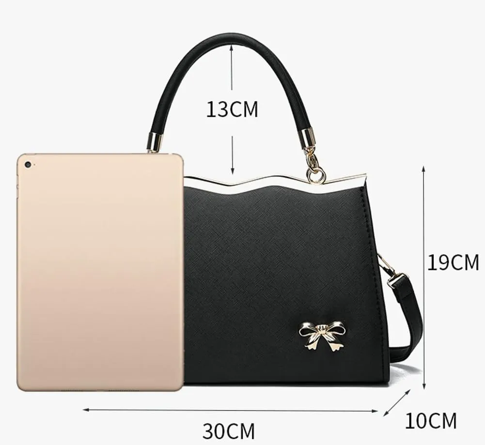 Trendy PU Leather Handbags for Women Large Designer Tote Purses Ladies Top Handle Satchel Crossbody Shoulder Bag