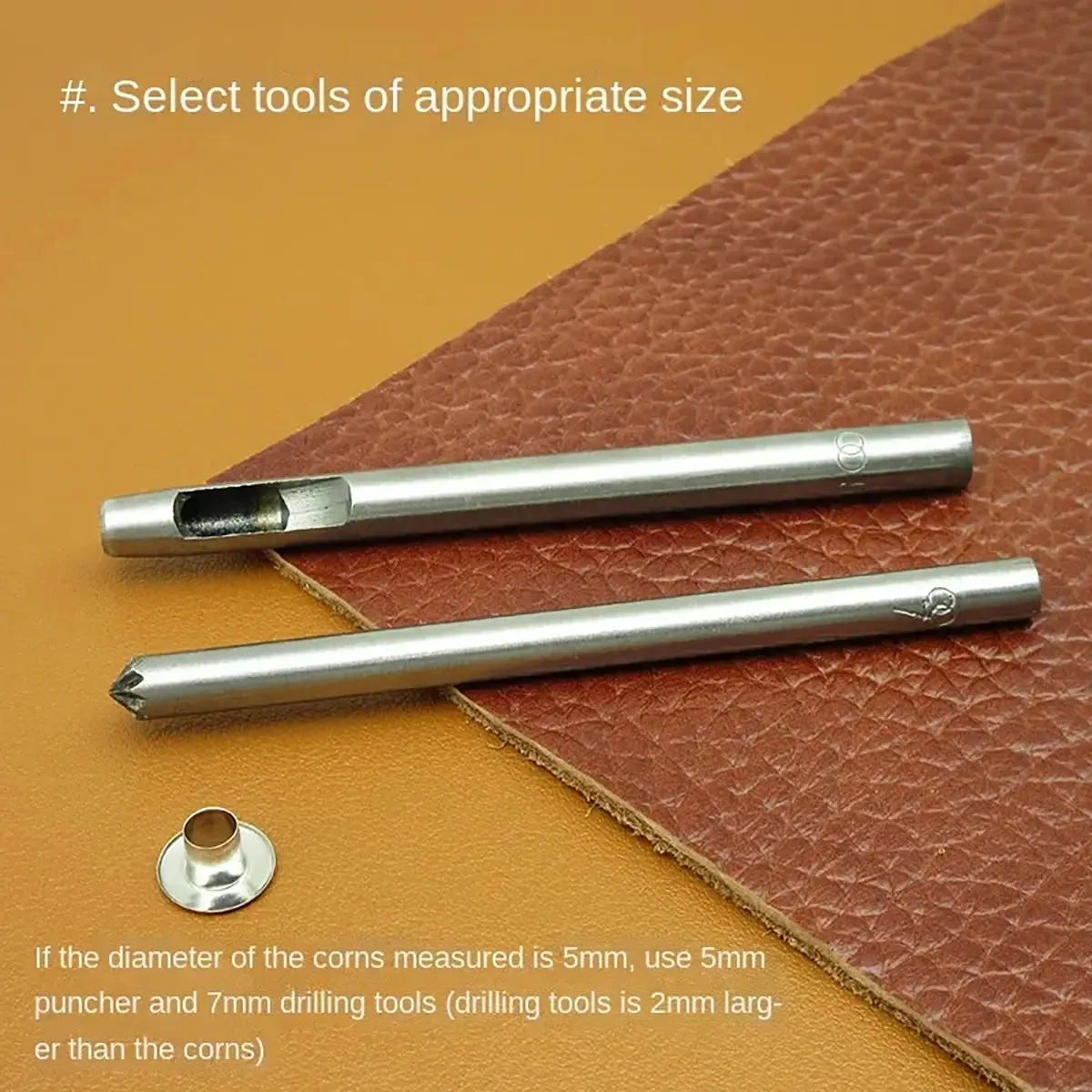 Tubular Rivet Setters for Leathercrafters