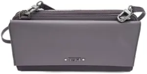 TUMI 150536 Vista Lilac Purple With Silver Hardware Women's Crossbody Wallet