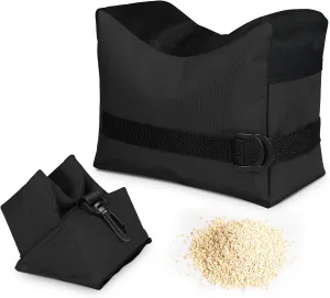 Twod Filled Rest Bags for Target Sports - Bench Rest Front & Rear Support SandBag for Range Shooting