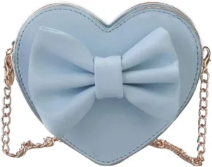 U Scinan Women Cute Bowknot Heart Shape Shoulder Bag Crossbody Handbags Coin Change Purse