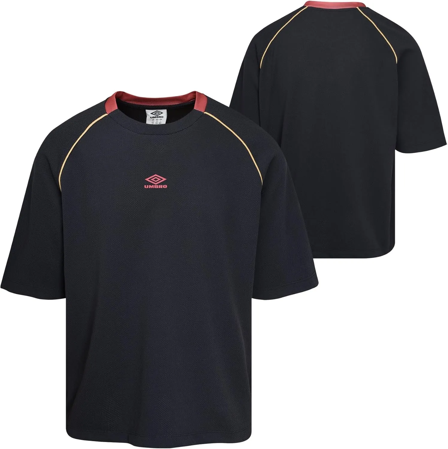 Umbro Men's Panelled Short Sleeve Mesh T-Shirt