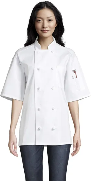 Uncommon Threads Antigua Chef Coat Ss W/mesh