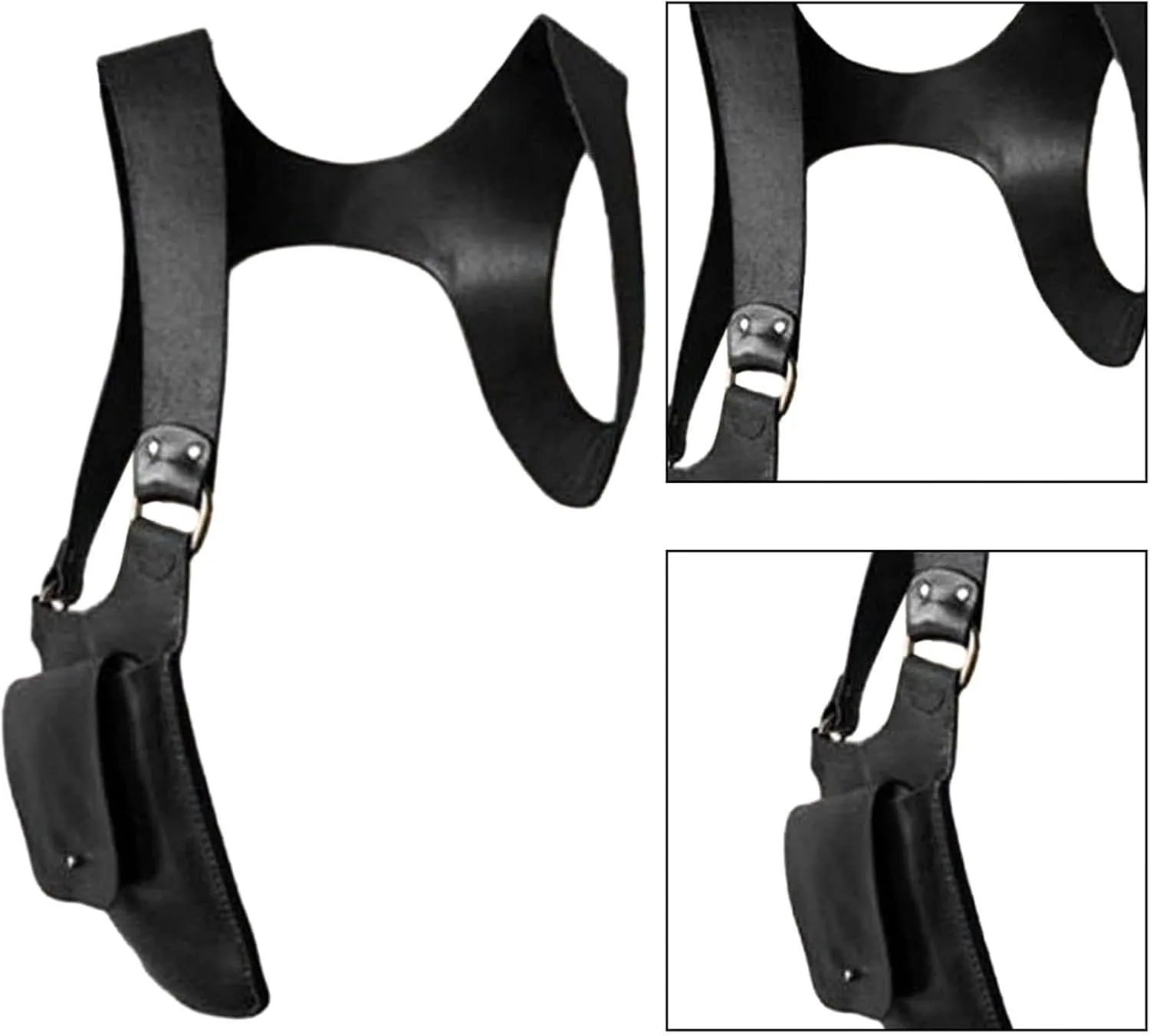 Underarm Shoulder Bag for Mobile Device and Wallet Concealed Pack for Events