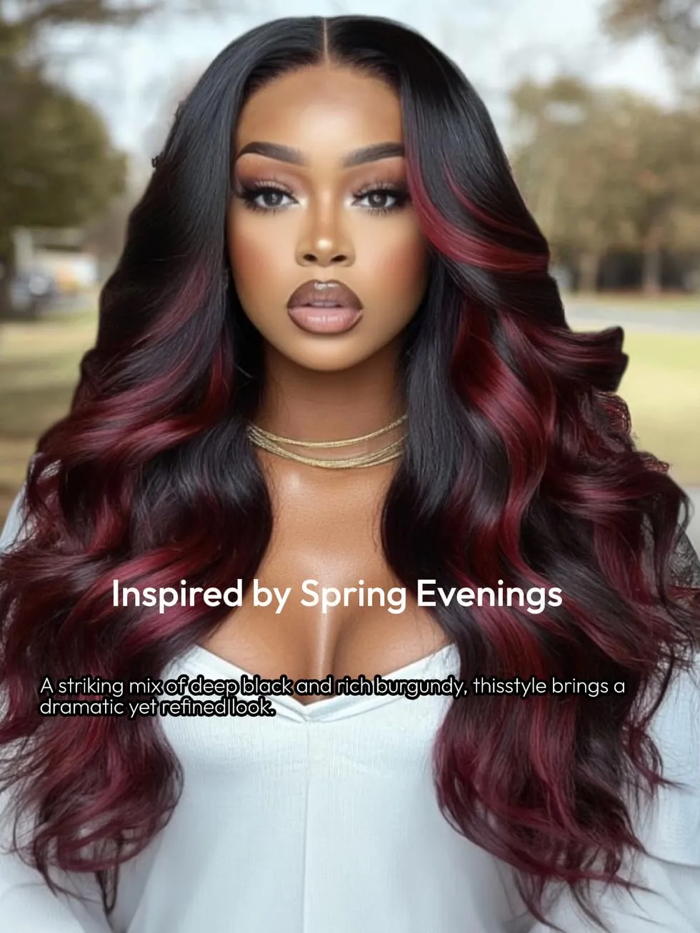 UNICE Burgundy Highlight Bye Bye Knots 7x5 Pre Cut Lace Front Wigs Human Hair Loose Wave Pre Everything Glueless Wig Pre Plucked Bleached Knots with Face Framing Layers 180% Density 16 inch