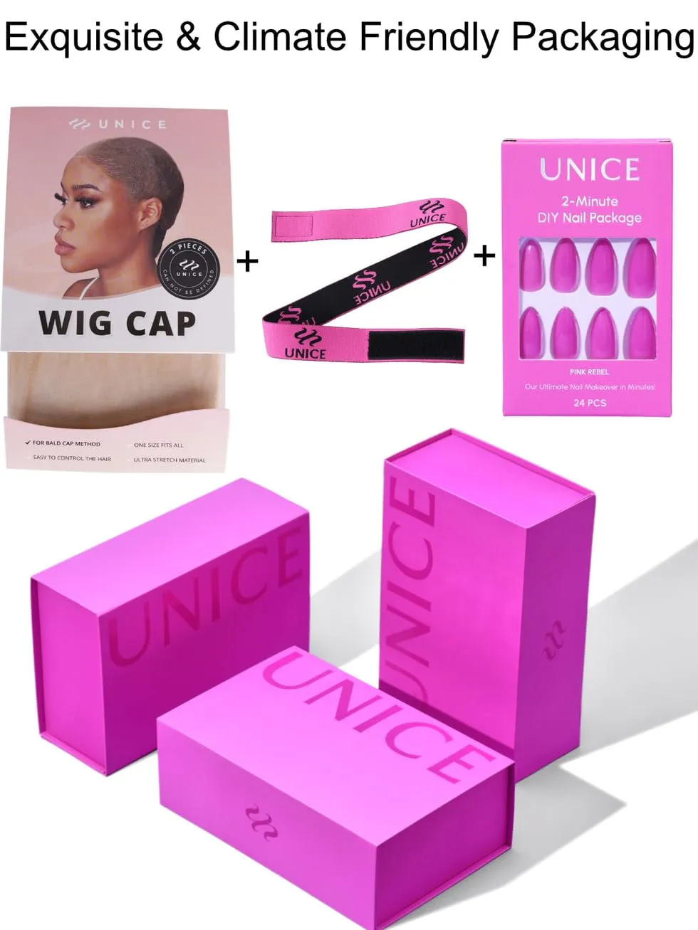 UNICE Copper Brown Straight Pre Everything Glueless Frontal Wig Human Hair Pre Plucked Pre Cut 13x4 Lace Front Wigs Human Hair Bleached Invisible Knots Put on and Go Wig 150% Density 16 inch