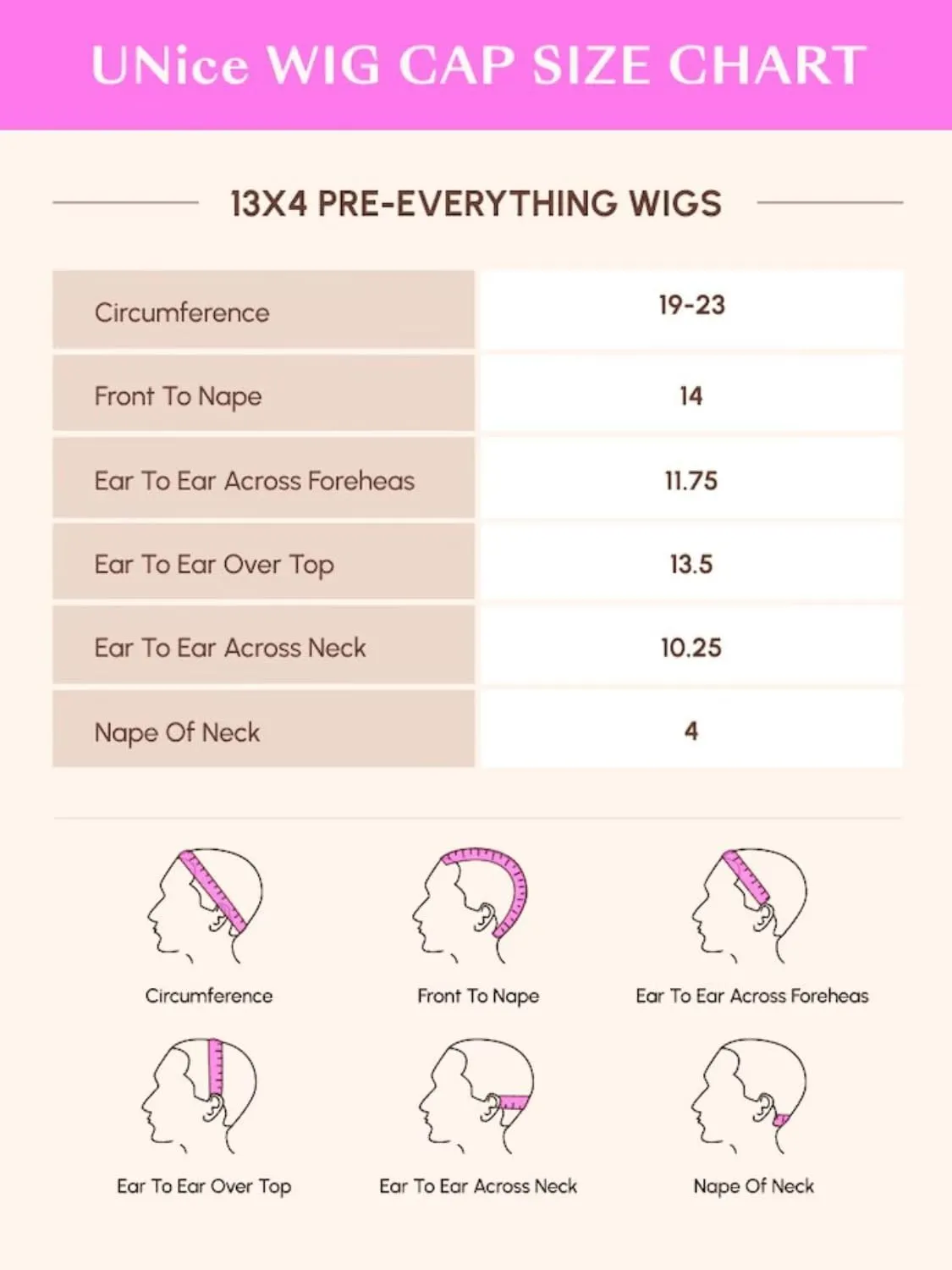 UNICE Pre Everything Glueless Frontal Wig Body Wave 13X4 HD Pre Cut Lace Front Wigs Human Hair Pre Bleached Invisible Bye Bye Knots Wig Pre Plucked 150% Density 20inch