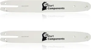 UpStart Components 2-Pack 14-Inch Chainsaw Guide Bar Replacement for Stihl MS 180 C-BE - (14", 3/8".050", 50 DL)