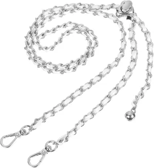 uxcell Adjustable Purse Chain Strap Crossbody Chain Strap Chain Strap for Handbag Shoulder Bag Clutch Wallet