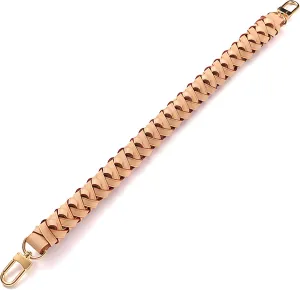 Vachetta Leather Braided Purse Handle for Neonoe Strap Metis Noe BB NM Beaubourg Hobo Bucket Bag Luxury Short Handle Strap Replacement