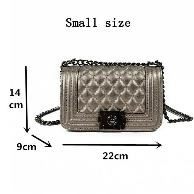 Vintage Diamond Lattice Handbag