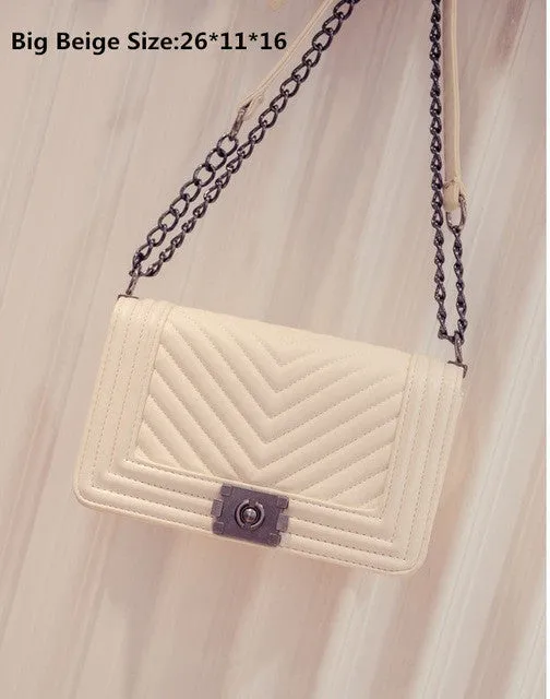 Vintage Diamond Lattice Handbag