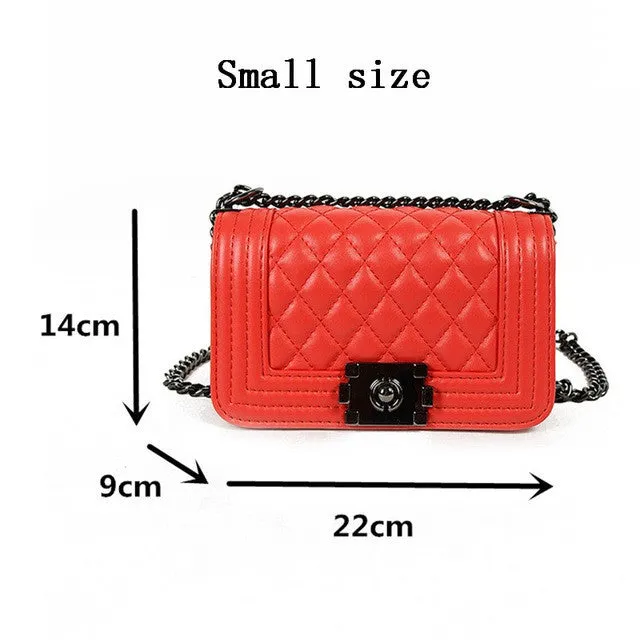 Vintage Diamond Lattice Handbag