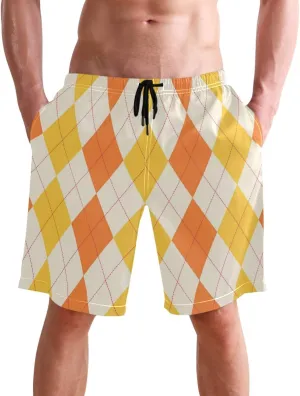 visesunny Men's Novelty Beach Shorts Quick Dry Swimwear Sports Running Swim Board Shorts