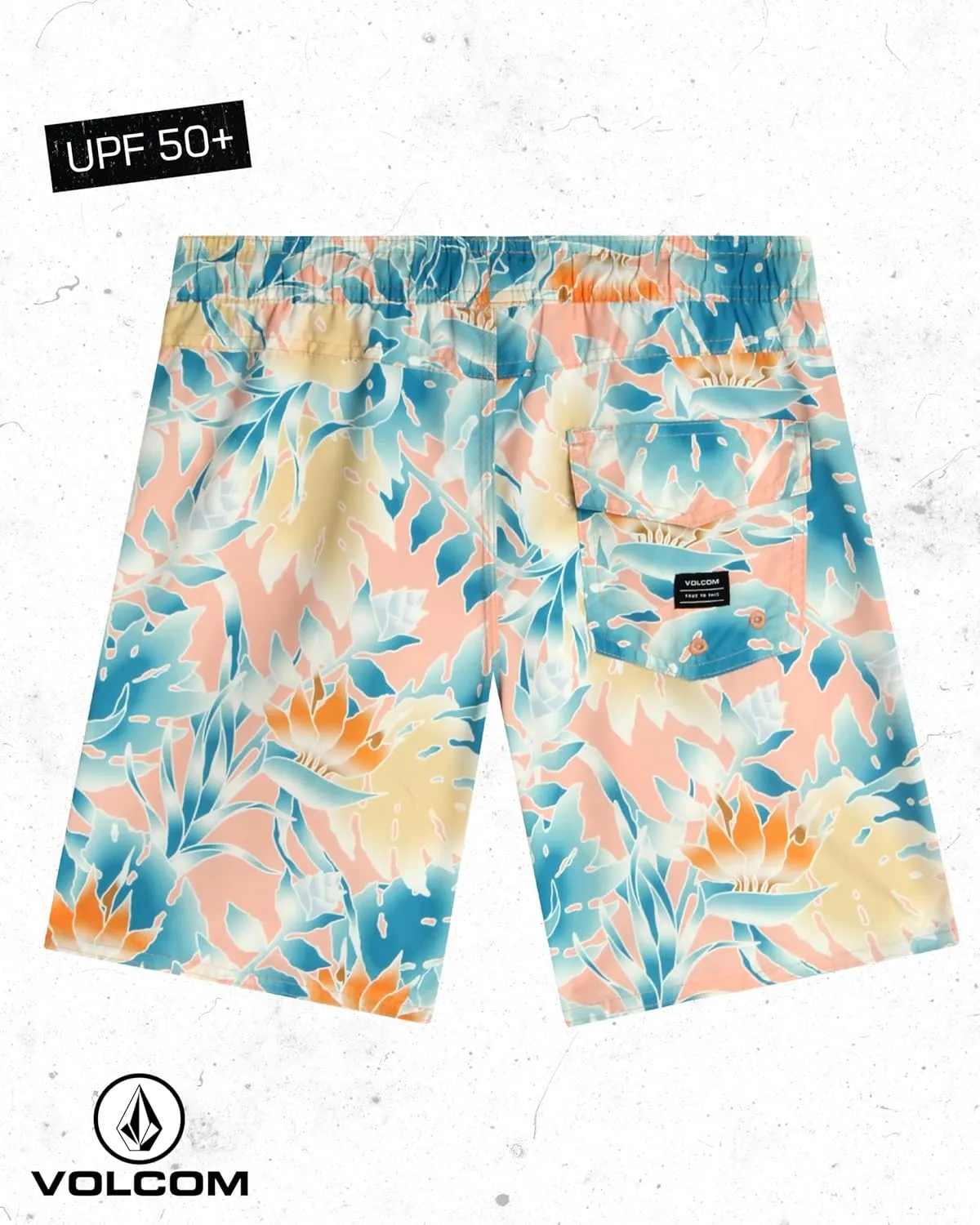 Volcom Boys' Swim Trunks - UPF 50  Bathing Suit - Quick Dry Board Shorts Swimsuit (8-16)
