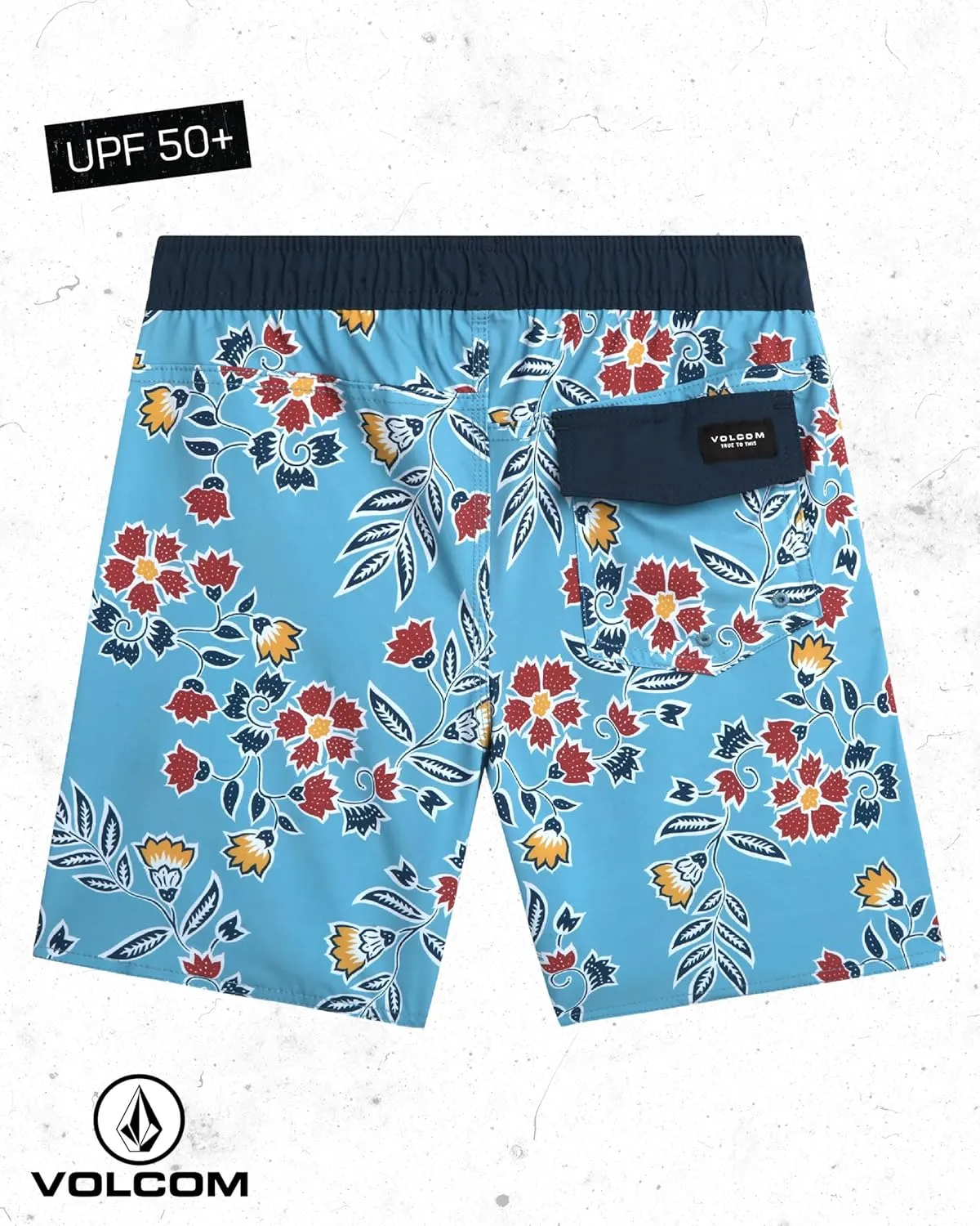 Volcom Boys' Swim Trunks - UPF 50  Bathing Suit - Quick Dry Board Shorts Swimsuit (8-16)