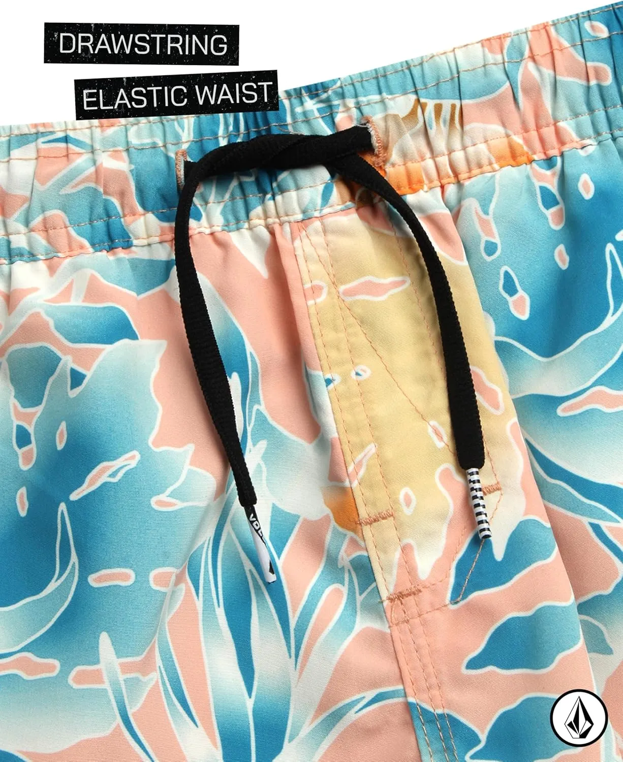 Volcom Boys' Swim Trunks - UPF 50  Bathing Suit - Quick Dry Board Shorts Swimsuit (8-16)