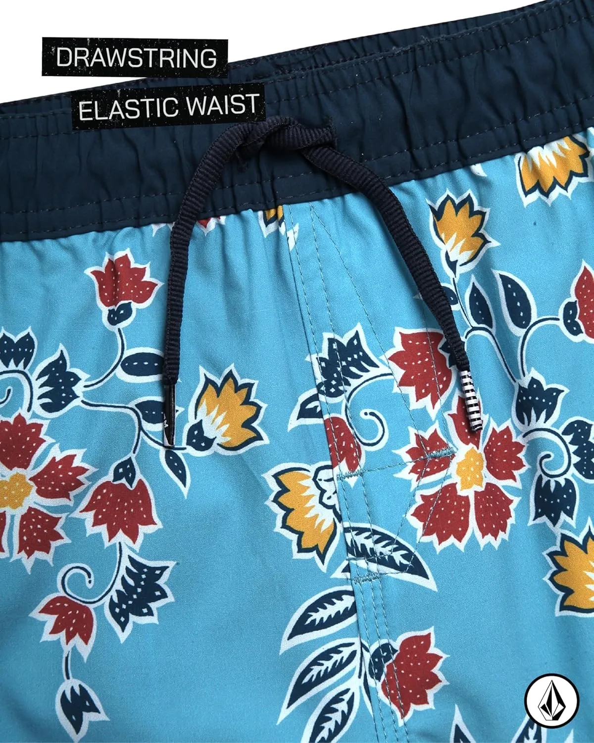 Volcom Boys' Swim Trunks - UPF 50  Bathing Suit - Quick Dry Board Shorts Swimsuit (8-16)