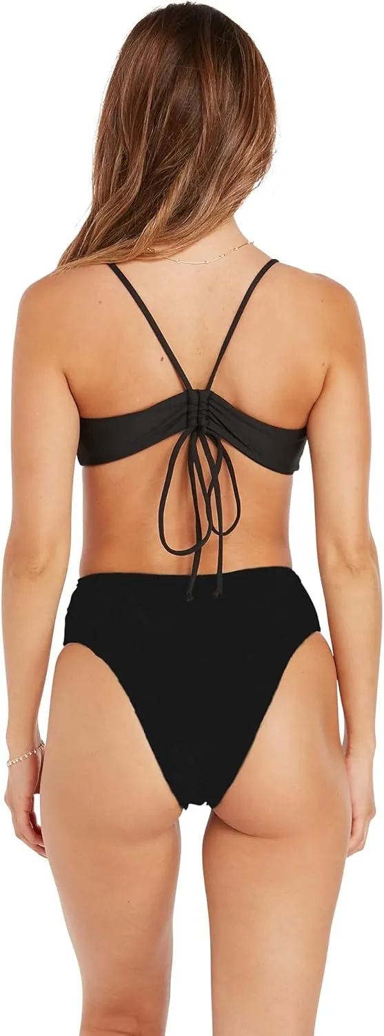 Volcom Women's Simply Seamless Retro Swimsuit Bikini Bottom