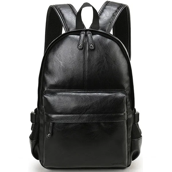 VORMOR Brand Men Backpack Leather School