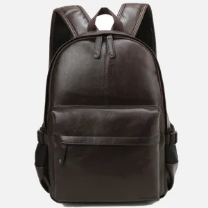 VORMOR Brand Men Backpack Leather School
